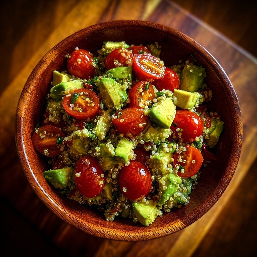 Healthy Avocado Quinoa Salad