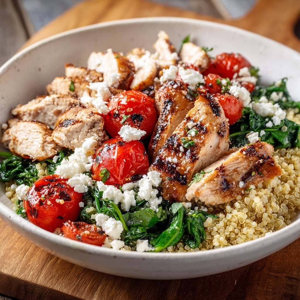 Healthy Quinoa Chicken Bowl