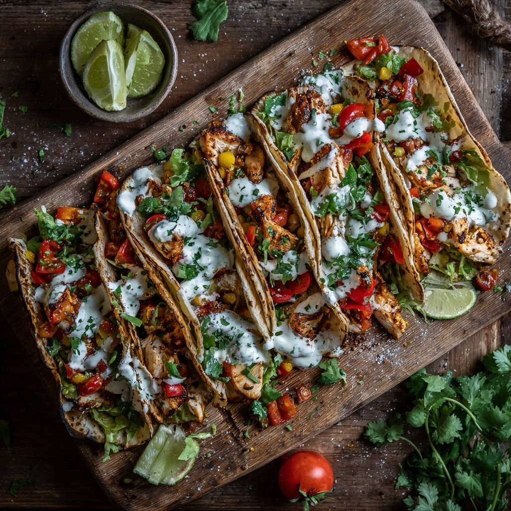Global Mexican Chicken Tacos