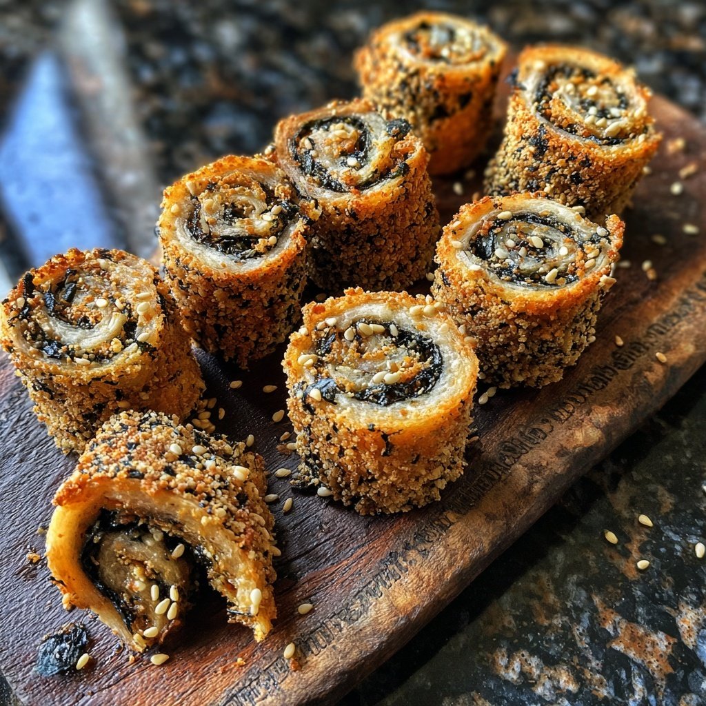 Crispy Seaweed Snack Rolls