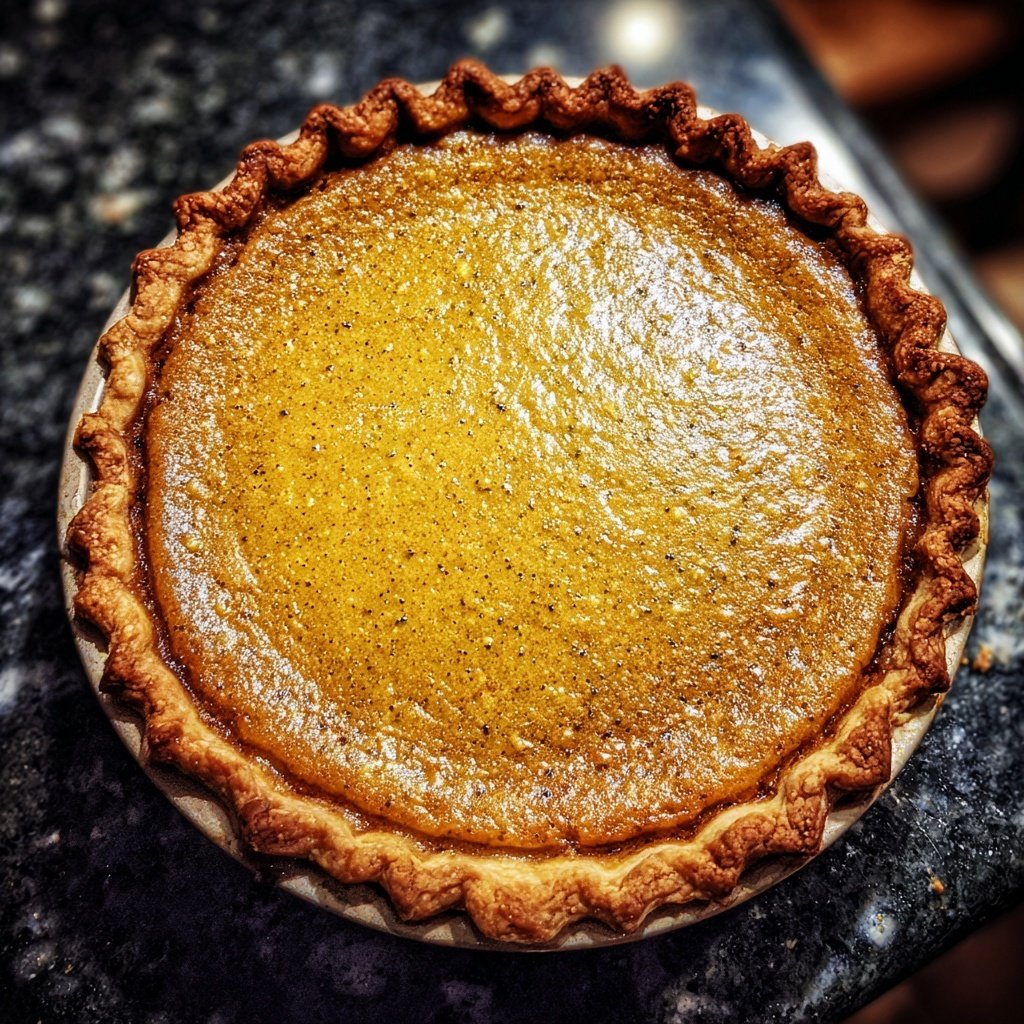 Festive Spiced Pumpkin Pie