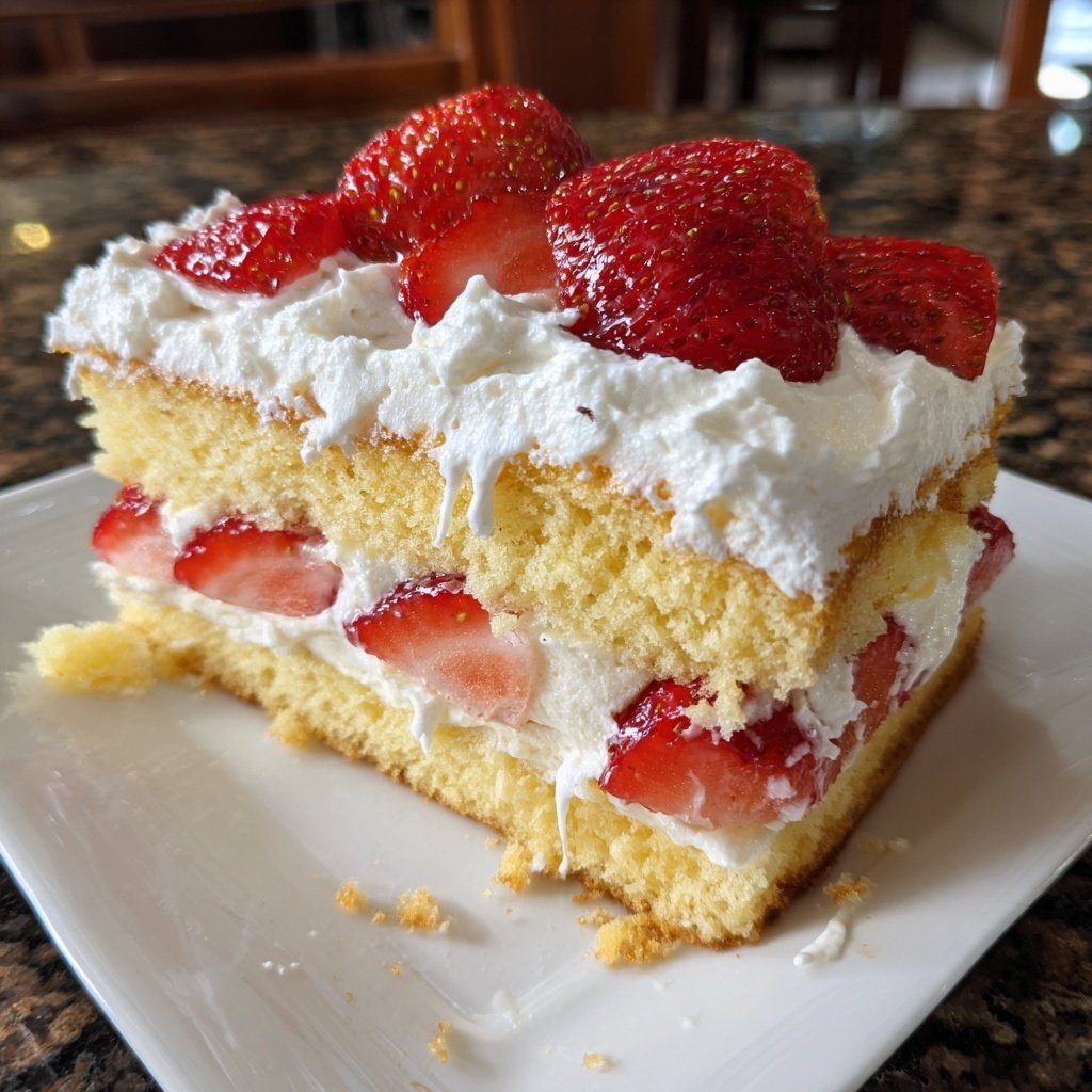 Dessert Vanilla Sponge Cake