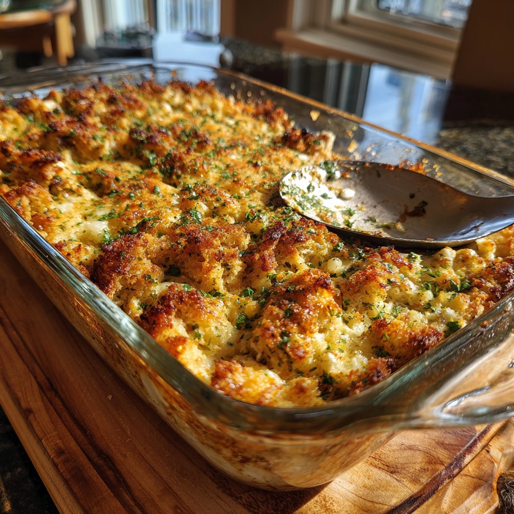 Garlic and Herb Ground Turkey Bake