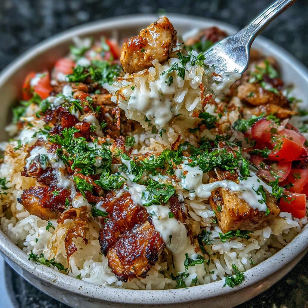 Chicken Shawarma Rice Bowl